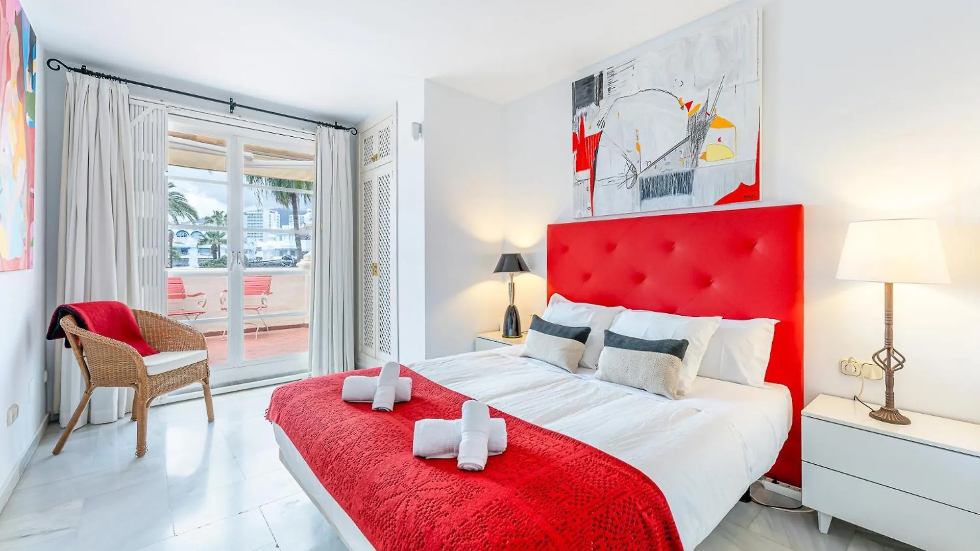 Holiday Rental Apartment Located In Puerto Marina With Sea Views, First Line Of Beach. Benalmadena Spain