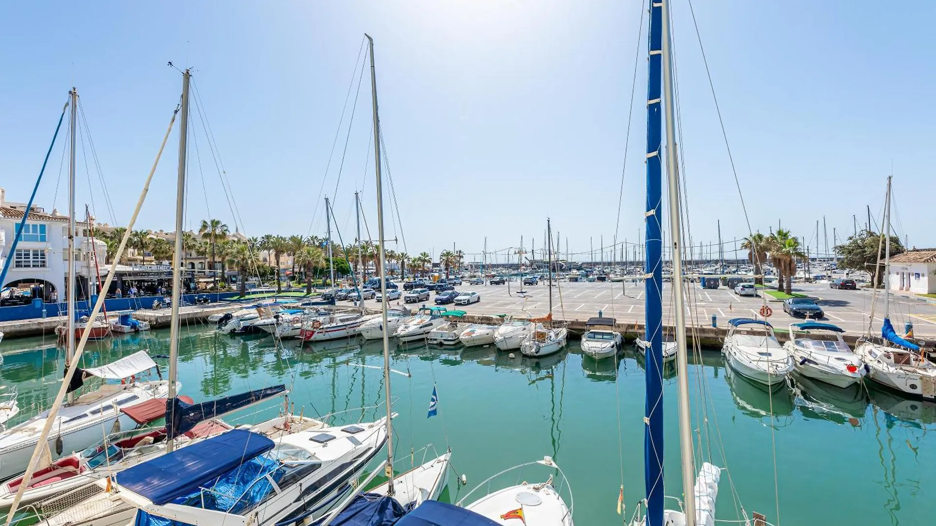 Holiday Rental Apartment Located In Puerto Marina With Sea Views, First Line Of Beach. Benalmádena