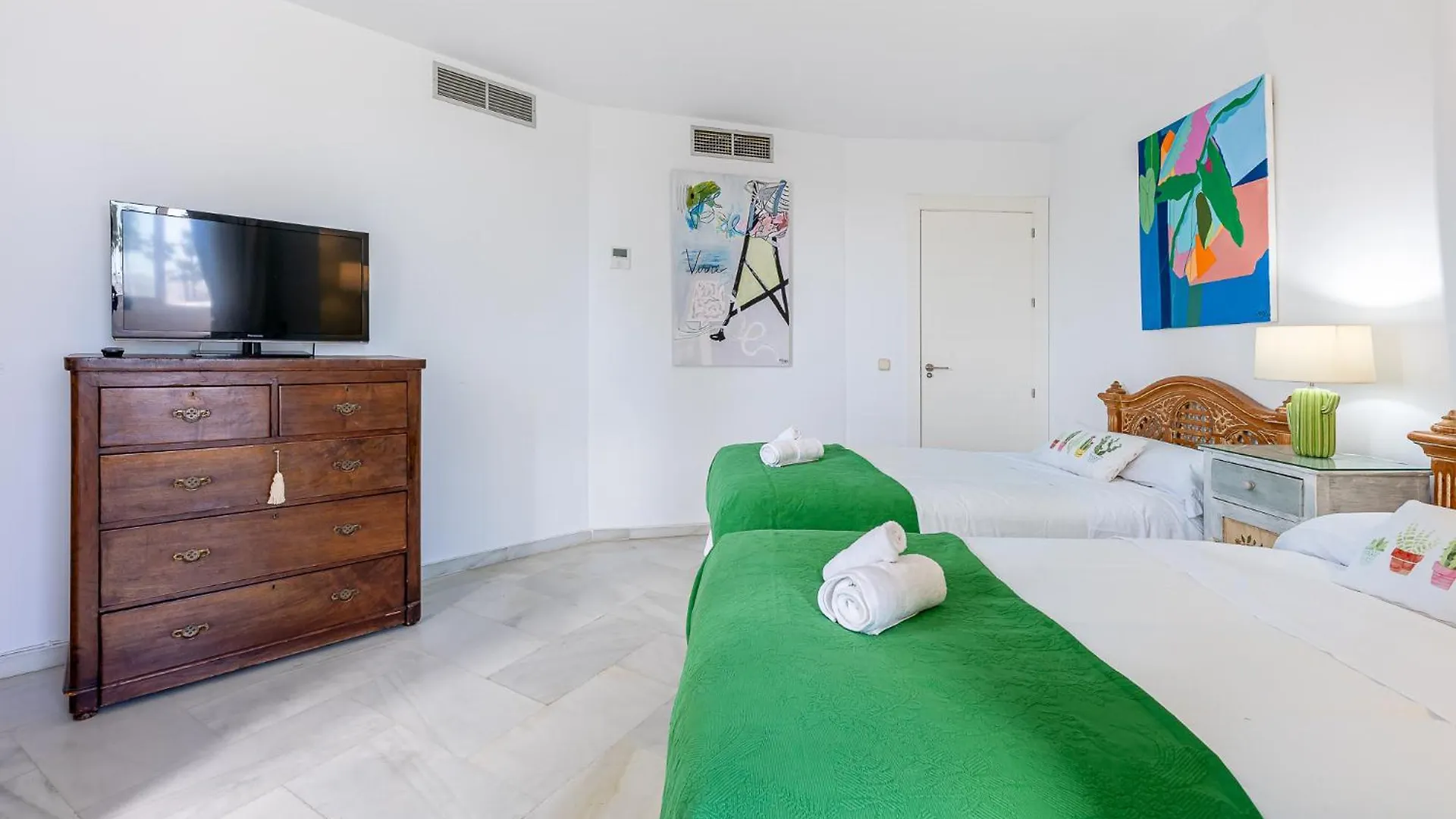 Holiday Rental Apartment Located In Puerto Marina With Sea Views, First Line Of Beach. Benalmadena
