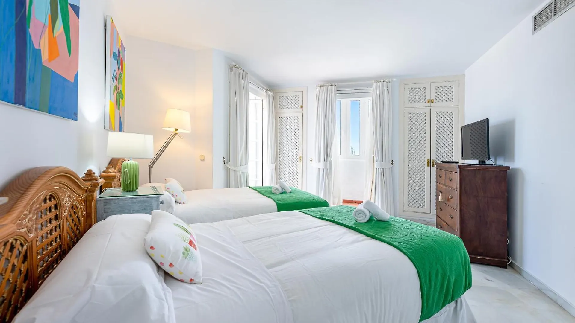 Holiday Rental Apartment Located In Puerto Marina With Sea Views, First Line Of Beach. Benalmadena Spain