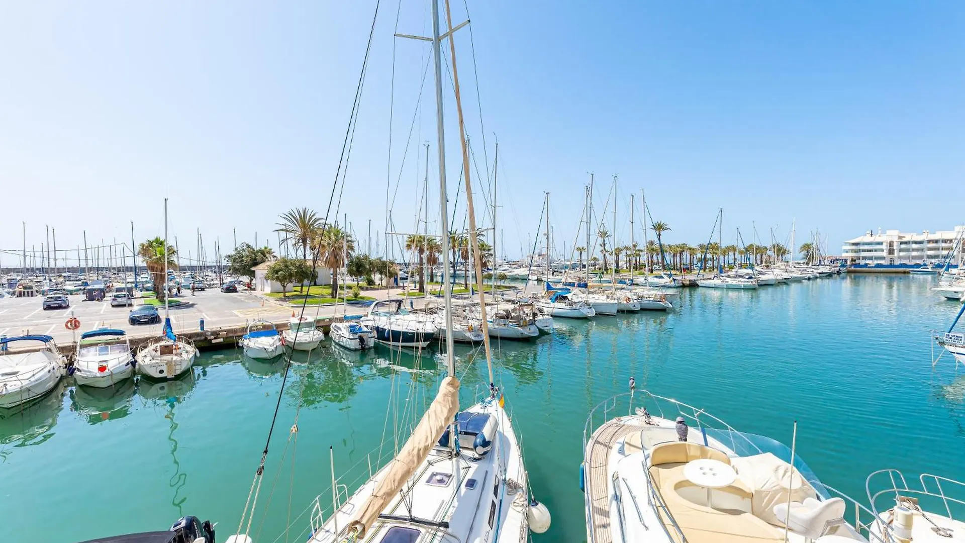 Holiday Rental Apartment Located In Puerto Marina With Sea Views, First Line Of Beach. Benalmadena